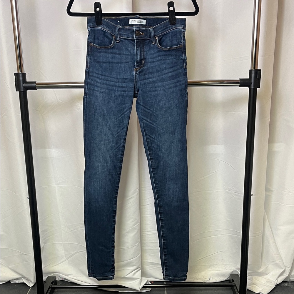 Banana Republic premium denim Women's blue Skinny legging Jeans size 26
